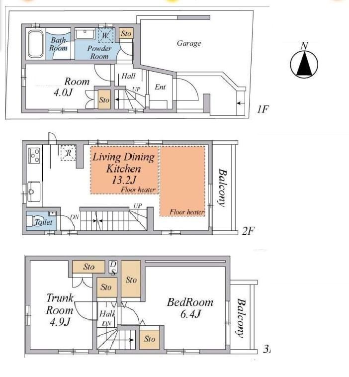 3LDK house in Shinjuku Ward, Tokyo - Photo 1