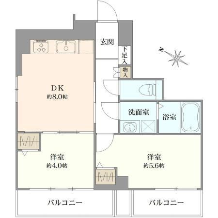 2DK apartment in Kita Ward, Tokyo - Photo 1