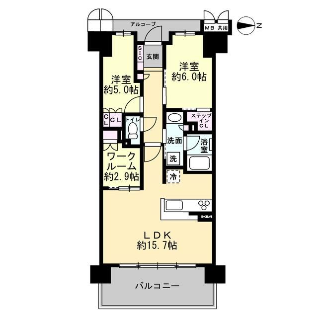 2LDK+S apartment in Joto Ward, Osaka - Photo 1