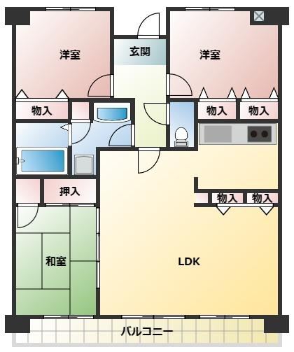 3LDK apartment in Miyazaki, Miyazaki - Photo 1