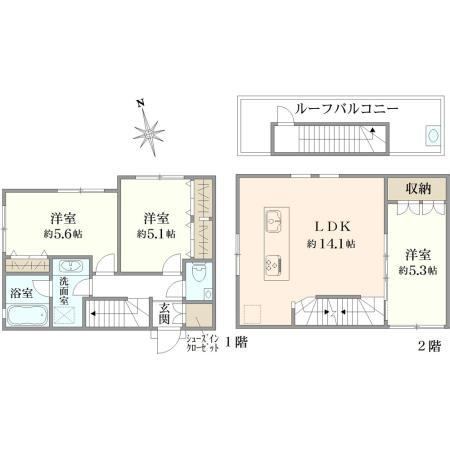 1LDK+2S apartment in Koganei, Tokyo - Photo 1