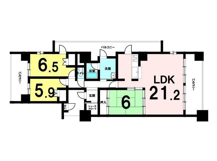 3LDK apartment in Oita, Oita - Photo 1