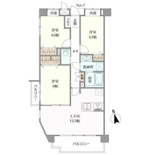 3LDK apartment in Matsudo, Chiba - Photo 1