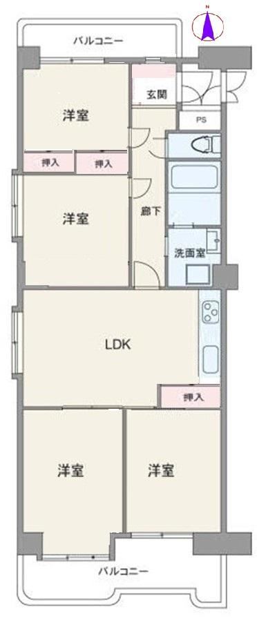 4LDK apartment in Naka Ward, Nagoya, Aichi - Photo 1