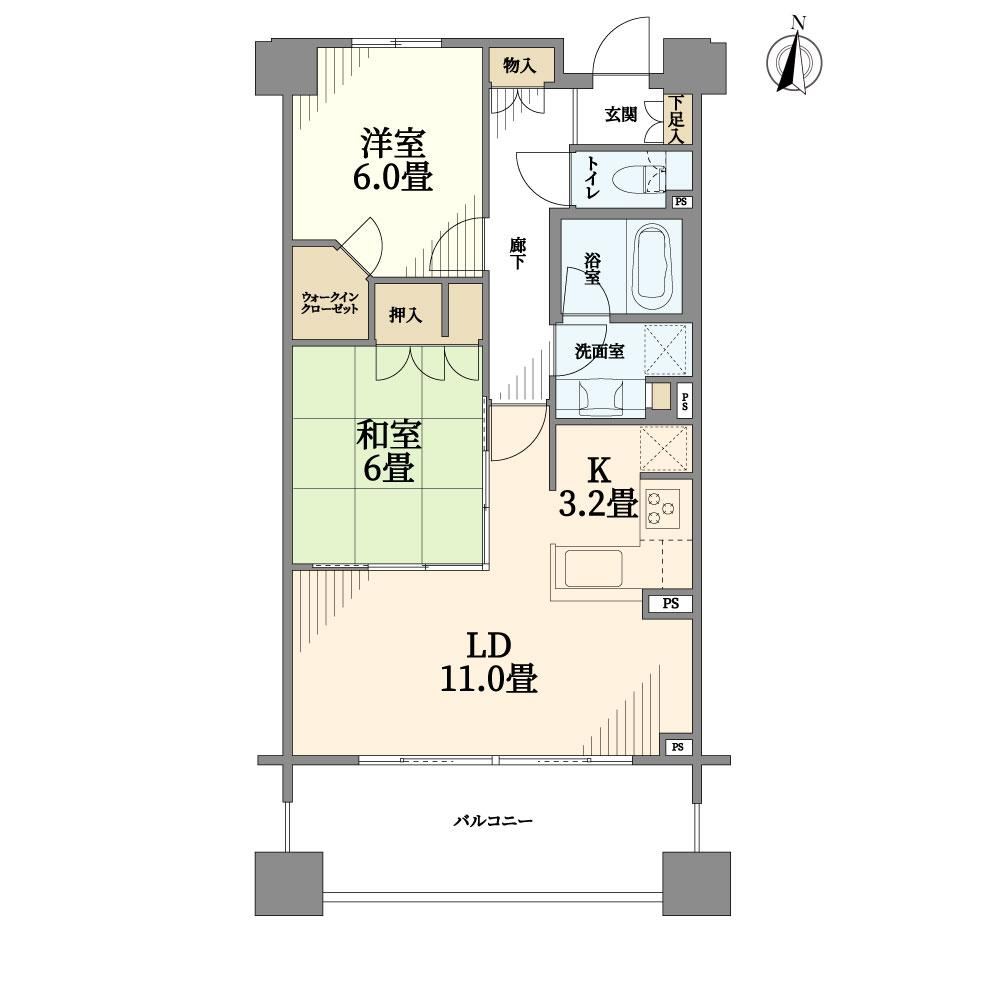 2LDK apartment in Naka Ward, Nagoya, Aichi - Photo 1