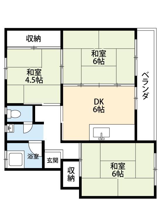 3DK apartment in Midori Ward, Nagoya, Aichi - Photo 1