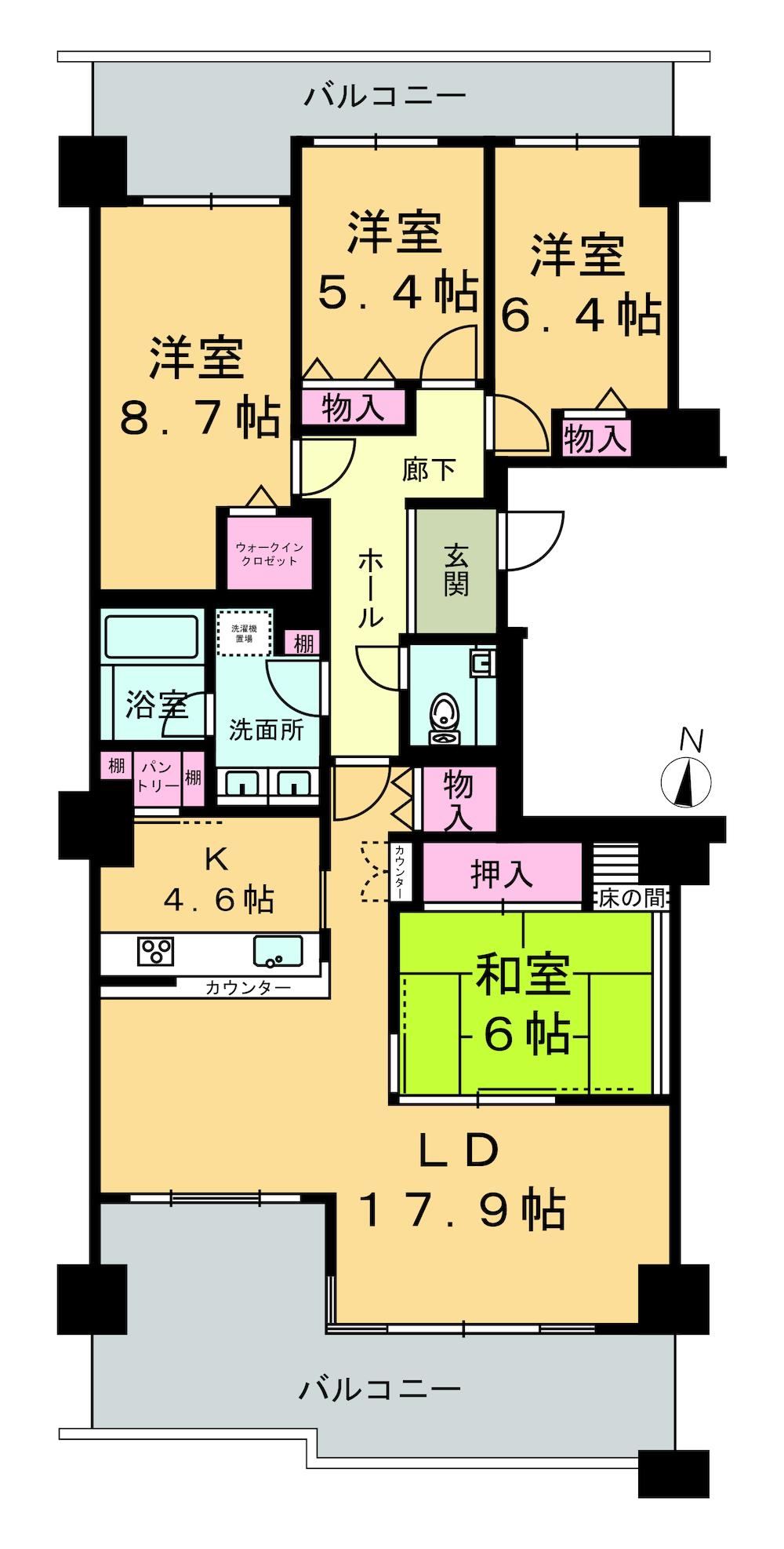 4LDK apartment in Takarazuka, Hyogo - Photo 1