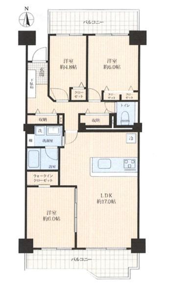 3LDK apartment in Takatsu Ward, Kawasaki, Kanagawa - Photo 1