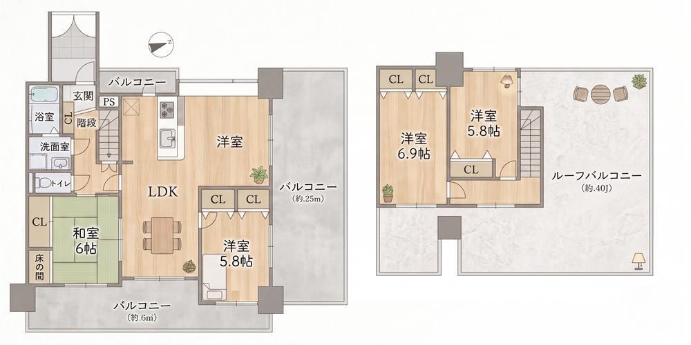 4LDK apartment in Kasuga, Fukuoka - Photo 1