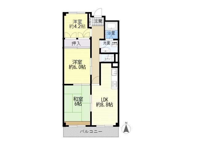 3LDK apartment in Hirakata, Osaka - Photo 1