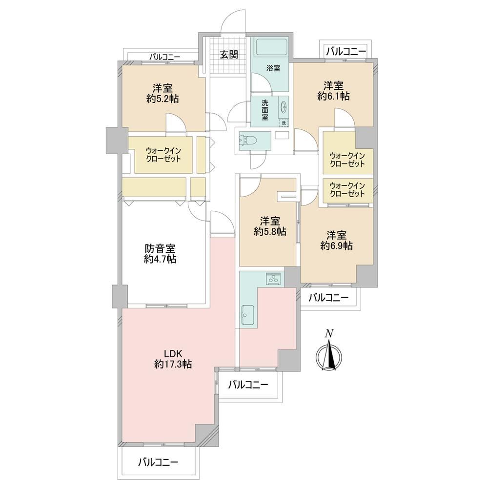 5LDK apartment in Isogo Ward, Yokohama, Kanagawa - Photo 1