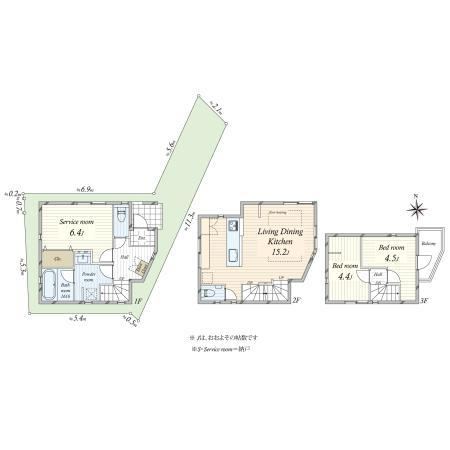 2LDK+S house in Shinagawa Ward, Tokyo - Photo 1
