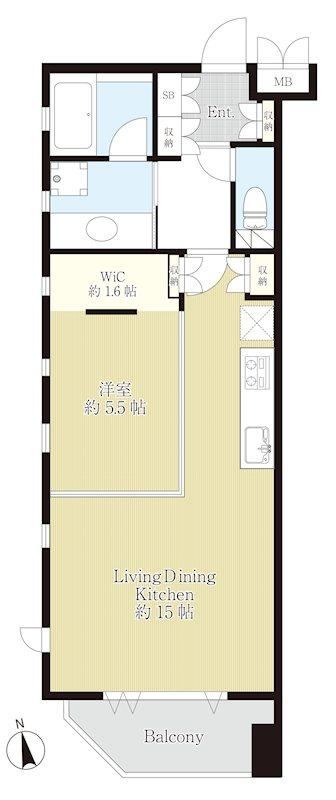 1LDK apartment in Itabashi Ward, Tokyo - Photo 1