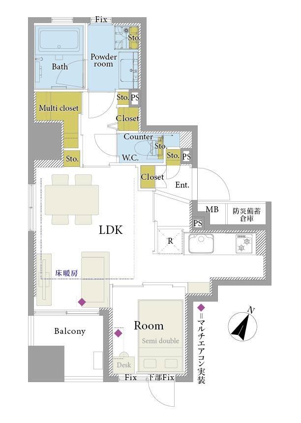 1LDK apartment in Chuo Ward, Tokyo - Photo 1