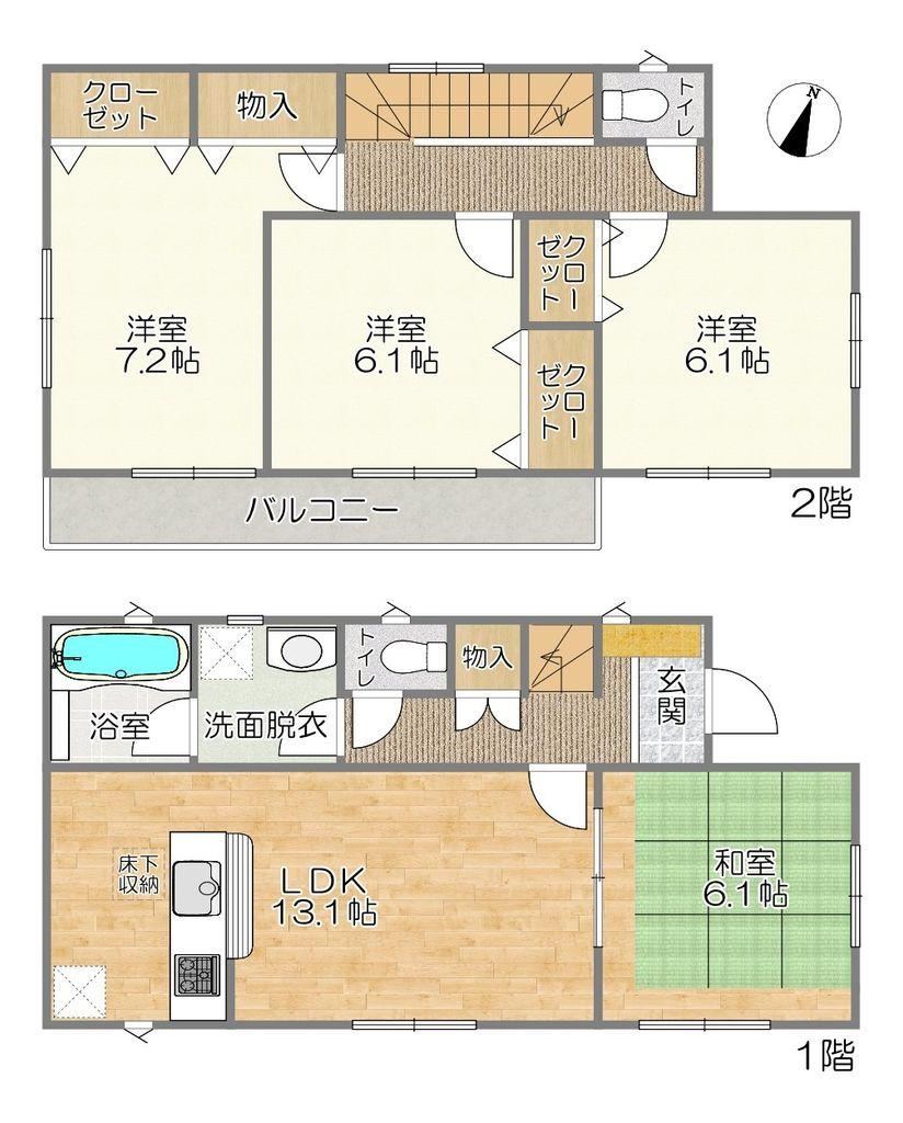 4LDK house in Shimizu Ward, Shizuoka - Photo 1