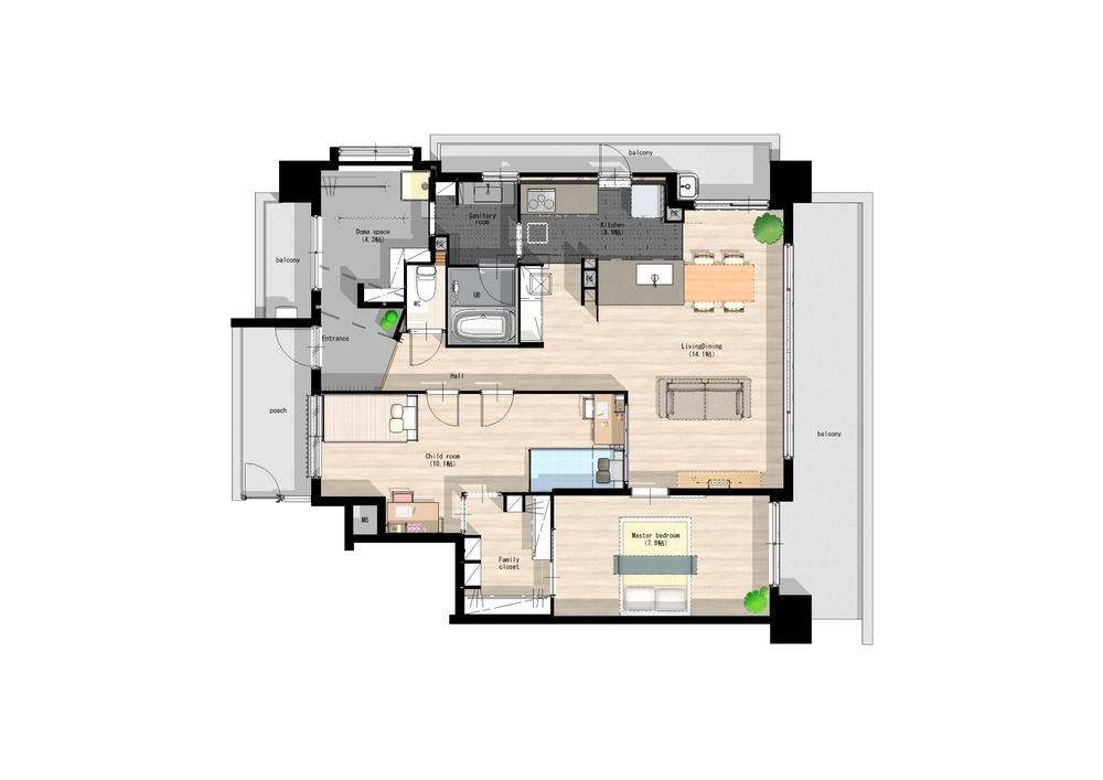 2LDK apartment in Atsuta Ward, Nagoya, Aichi - Photo 1