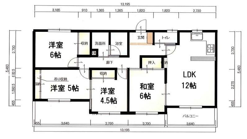 4LDK apartment in Yahatanishi Ward, Kitakyushu, Fukuoka - Photo 1