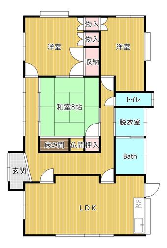 3LDK house in Tamana