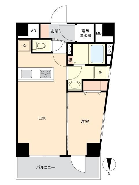 1LDK apartment in Minato Ward, Tokyo - Photo 1
