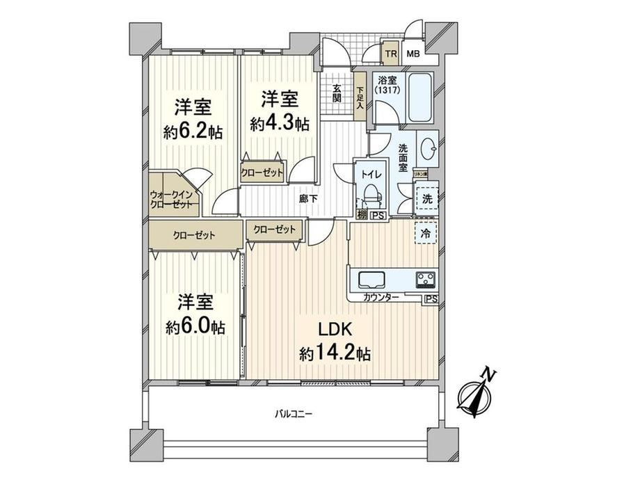 3LDK apartment in Toyonaka, Osaka - Photo 1