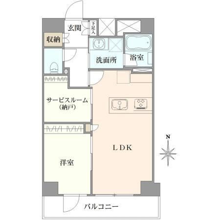 1LDK+S apartment in Sumida Ward, Tokyo - Photo 1