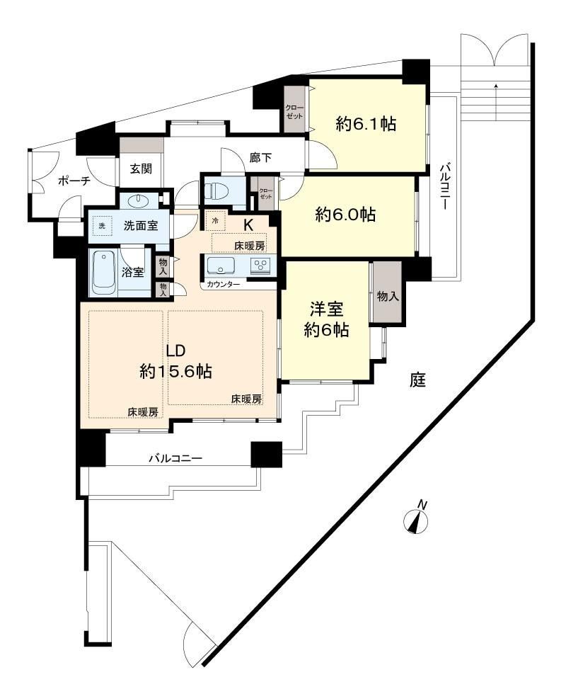 3LDK apartment in Hachioji, Tokyo - Photo 1