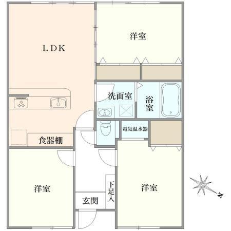 3LDK apartment in Minami Ward, Sagamihara, Kanagawa - Photo 1