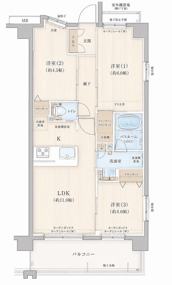 3LDK apartment in Miyamae Ward, Kawasaki, Kanagawa - Photo 1