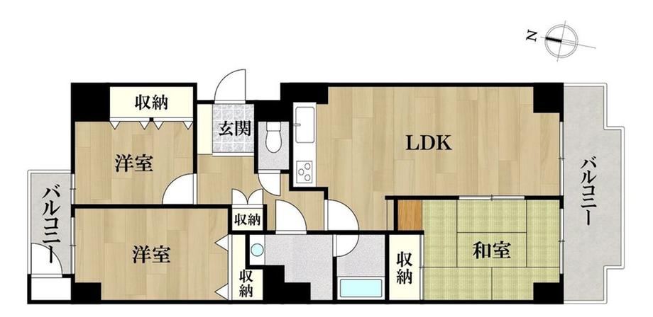 3LDK apartment in Atsuta Ward, Nagoya, Aichi - Photo 1