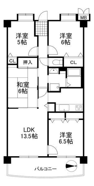 4LDK apartment in Hashimoto, Wakayama - Photo 1