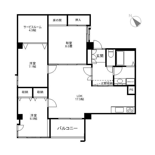 3LDK+S apartment in Nagano, Nagano - Photo 1