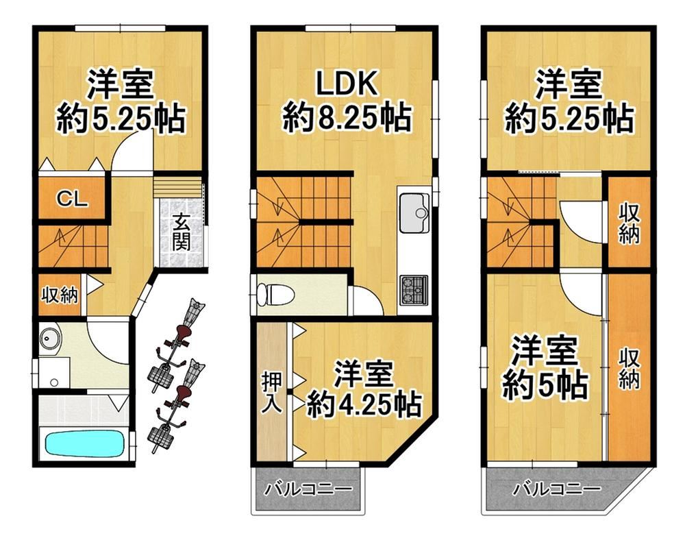 4LDK house in Konohana Ward, Osaka - Photo 1