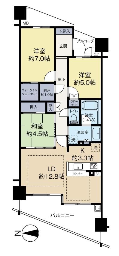 3LDK apartment in Toyonaka, Osaka - Photo 1