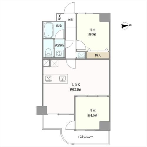 2LDK apartment in Koganei, Tokyo - Photo 1