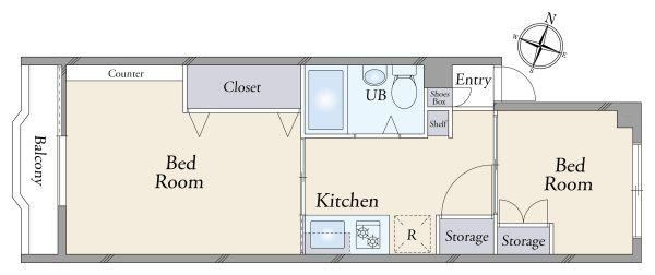 2K apartment in Niiza, Saitama - Photo 1