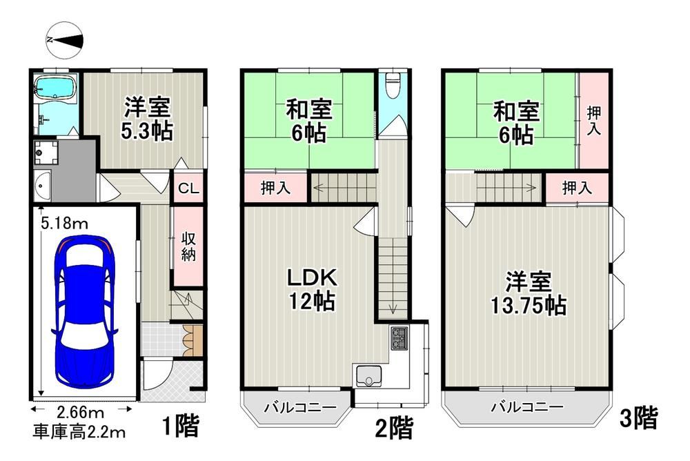 4LDK house in Yao, Osaka - Photo 1