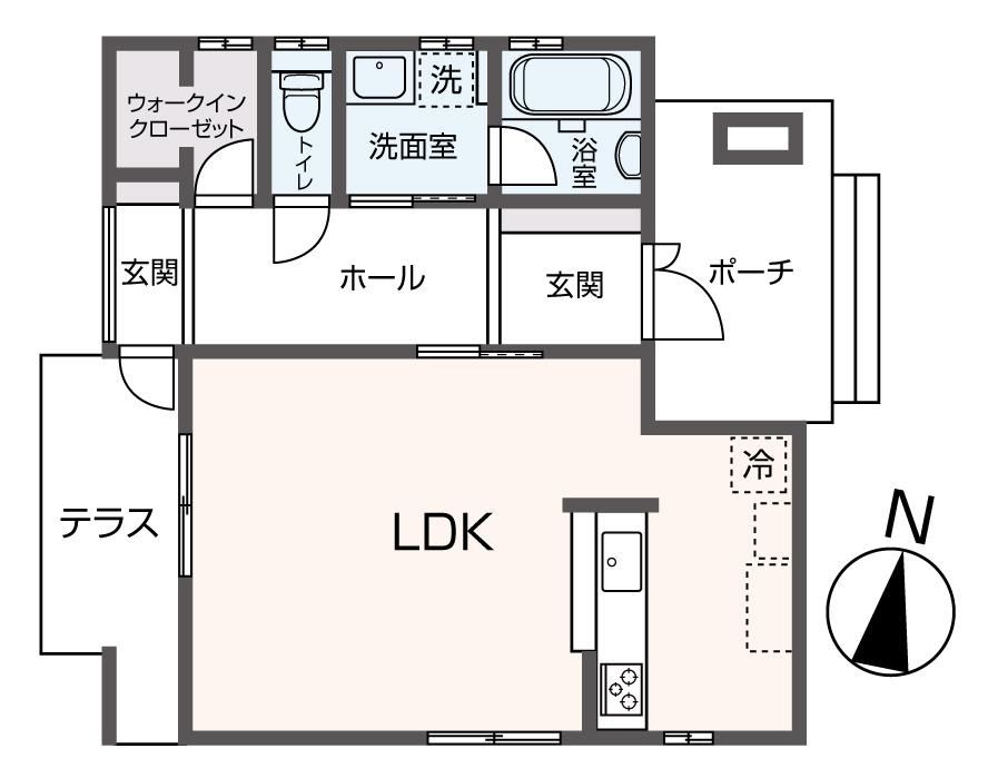 56 m² house in Yonago, Tottori - Photo 1