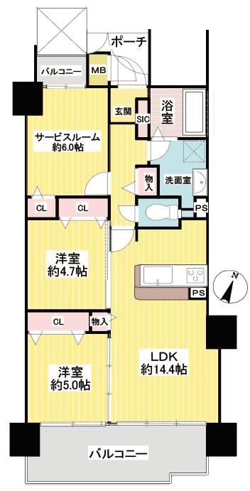 3LDK apartment in Kita Ward, Osaka - Photo 1