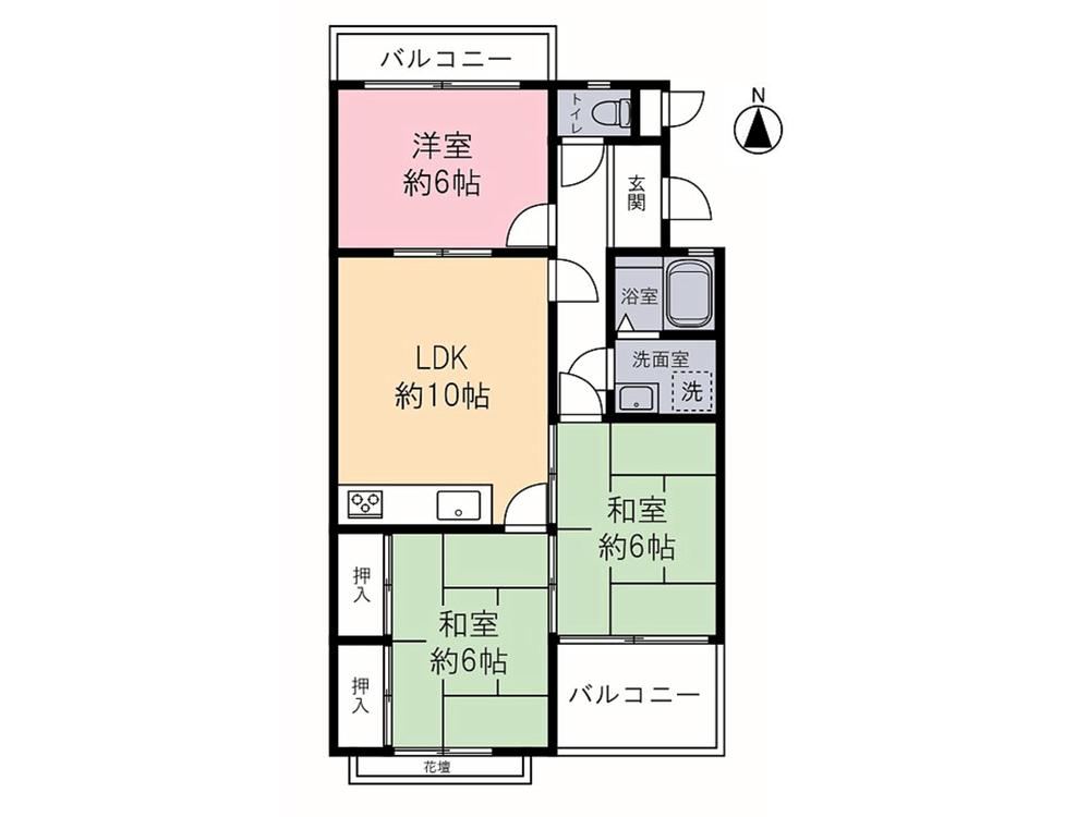 3LDK apartment in Nagaokakyo, Kyoto - Photo 1