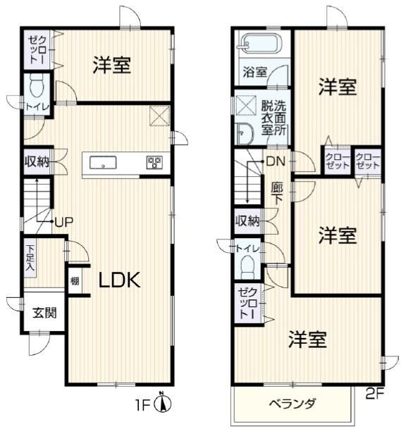 4LDK house in Kita Ward, Nagoya, Aichi - Photo 1