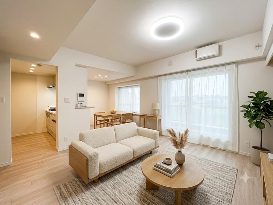 3LDK apartment in Shiroishi Ward, Sapporo, Hokkaido - Photo 1