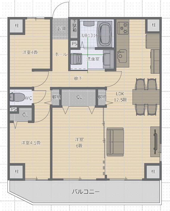 3LDK apartment in Atsugi, Kanagawa - Photo 1