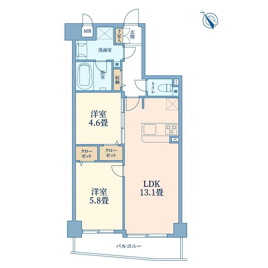 2LDK apartment in Toshima Ward, Tokyo - Photo 1
