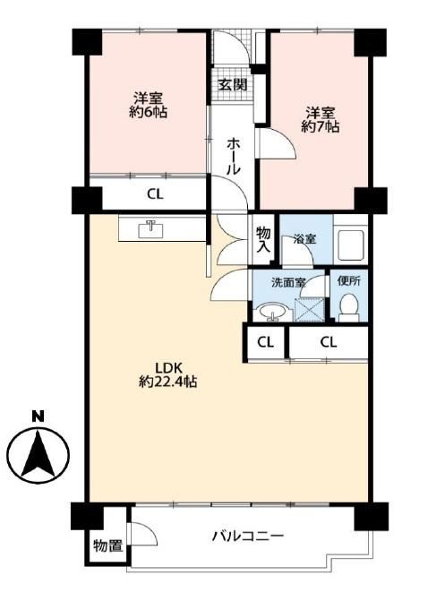 2LDK apartment in Fujisawa, Kanagawa - Photo 1