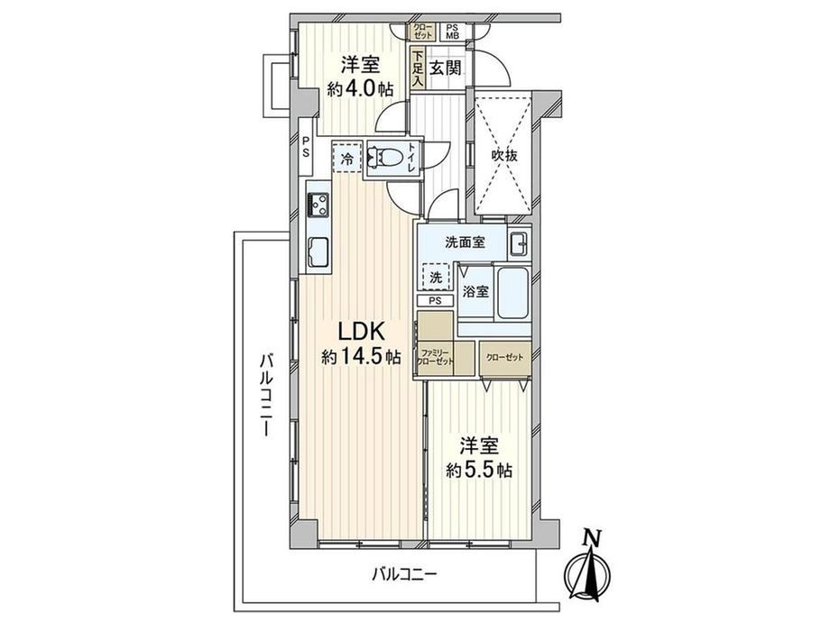 2LDK apartment in Kiyose, Tokyo - Photo 1