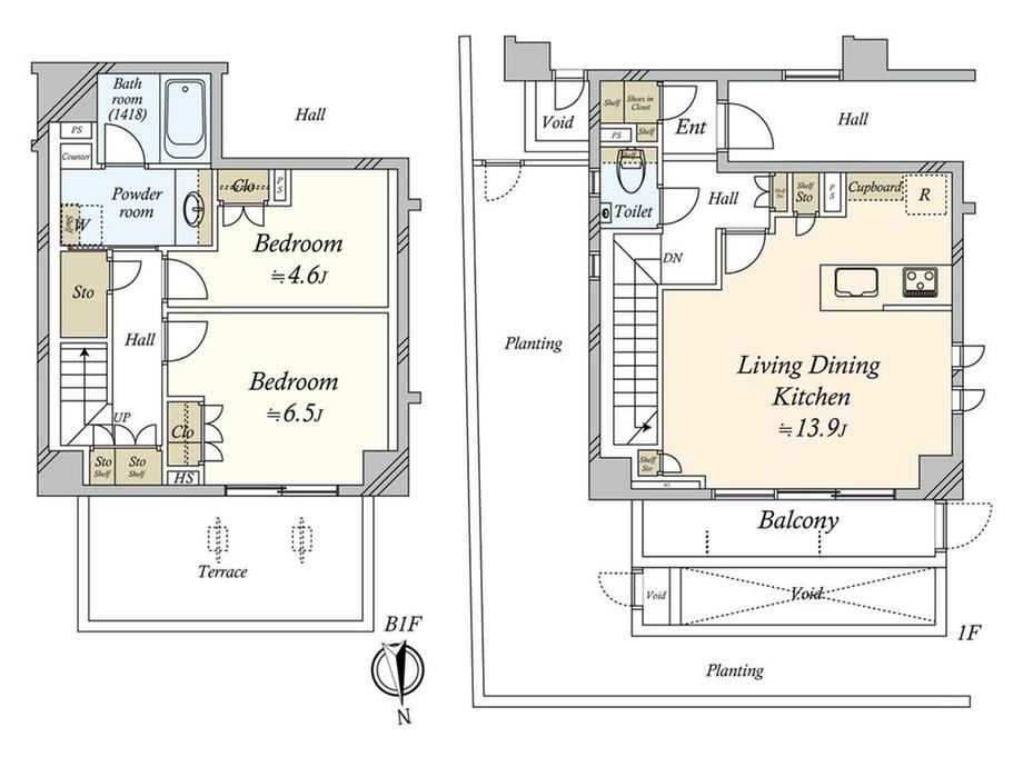 2LDK apartment in Setagaya Ward, Tokyo - Photo 1