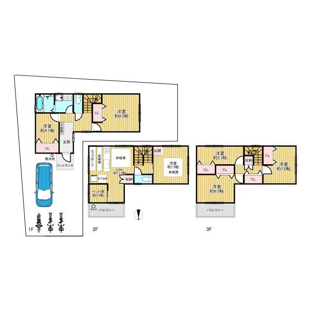6LDK+S house in Neyagawa, Osaka - Photo 1