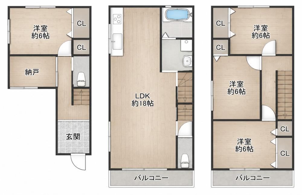 4LDK+S house in Hirano Ward, Osaka - Photo 1