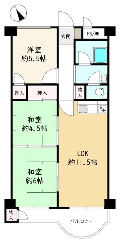 2LDK apartment in Musashino, Tokyo - Photo 1