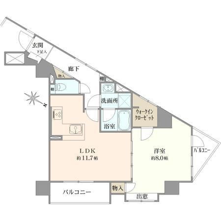 1LDK apartment in Kita Ward, Osaka - Photo 1